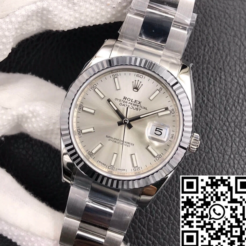 M126334-0003 Rolex Dial Silver Datejust Factory VS 0423